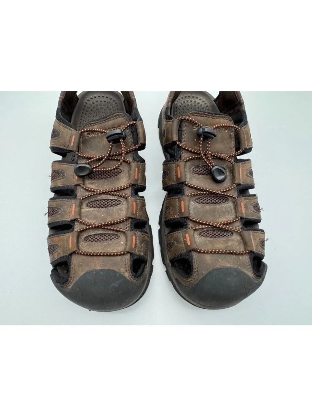 Skechers Slip Ins RF Tresmen Norvick Fisherman Sandals Brown 205187 Mens Size 11